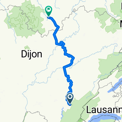 From Menétrux-en-Joux to Chatenay-Mâcheron