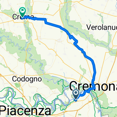 Via Falasca, Monticelli d'Ongina nach Via XX Settembre, Crema