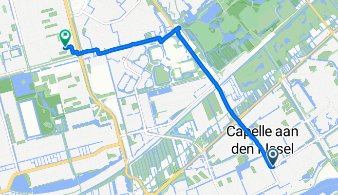 Reigerlaan, Capelle aan den IJssel naar Van Heukelomstraat, Rotterdam
