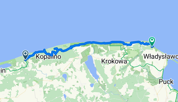 Latarników do Rozewie