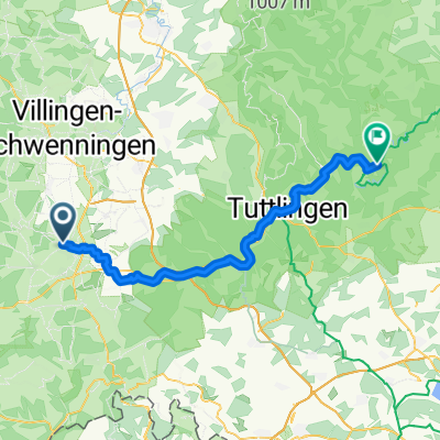Von Donaueschingen bis Fridingen an der Donau