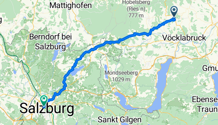 Schablberg, Zell am Pettenfirst nach Mülln, Salzburg