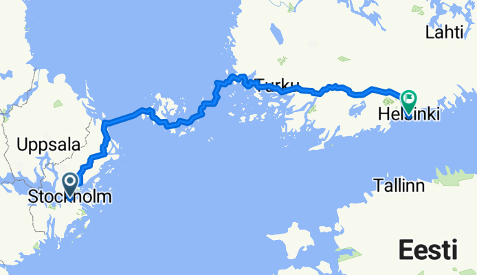 From Stockholm City to Helsinki