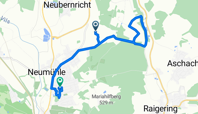 Amberg to Dollackerstraße, Amberg