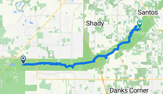 Florida National Scenic Trail, Dunnellon to SE 25th Ave, Ocala