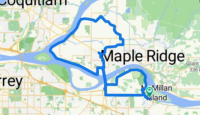 Fort Langley to Pitt Meadows Loop