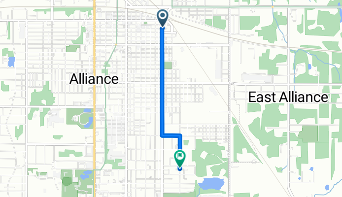 East Patterson Street to East College Street