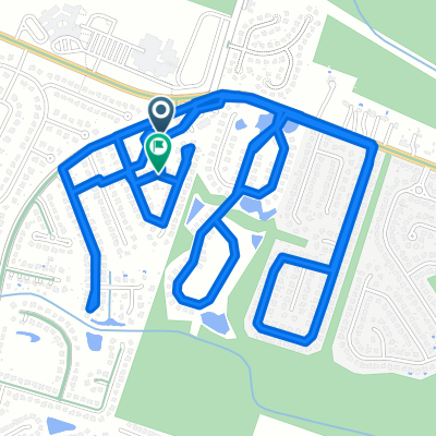 Route to Deer Walk Rd, Pooler