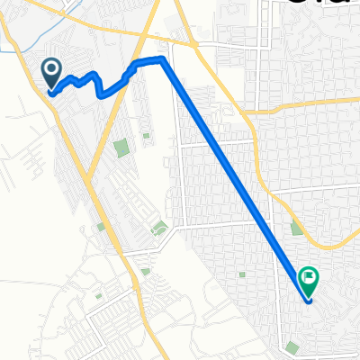 Ruta desde Cerró de la viga