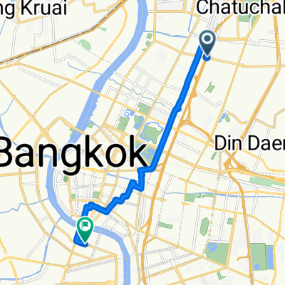 Soi Pradiphat 5, Phaya Thai District to Somdet Chaophraya Road, Khlong San District