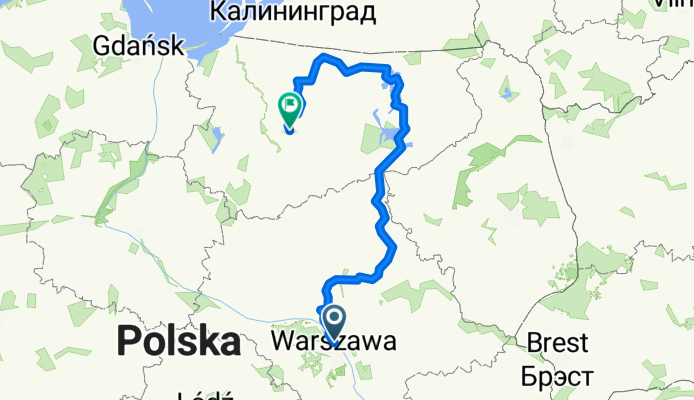 From Mikolajki to Olsztyn