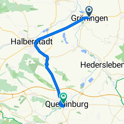 Route zu Landratsamt Quedlinburg
