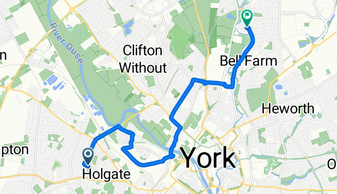 Burnsall Drive, York to Meadowfields Drive, York