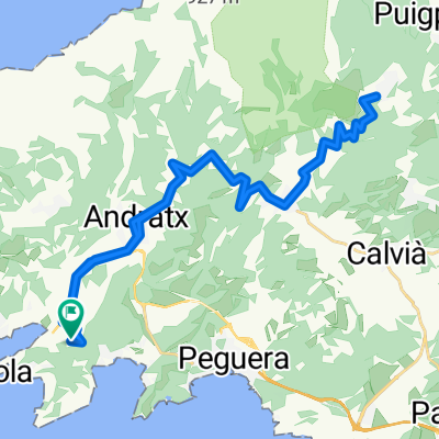Camí sa Vinya, Andratx nach Camí sa Vinya, Andratx