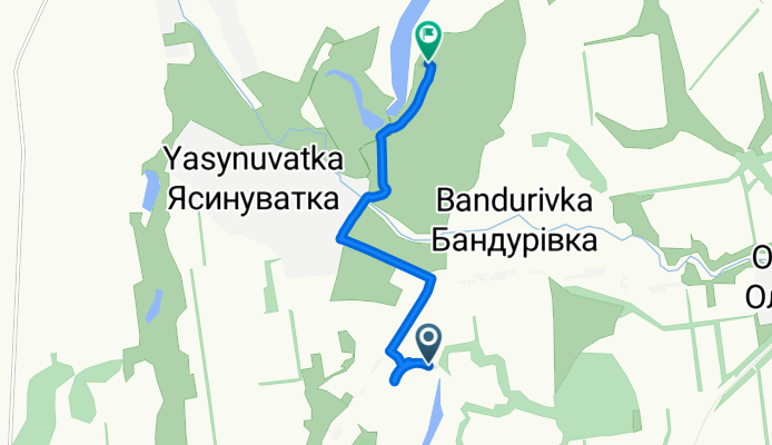 із морозівському до бандурівському кар'єрі 13:20 - 14:00