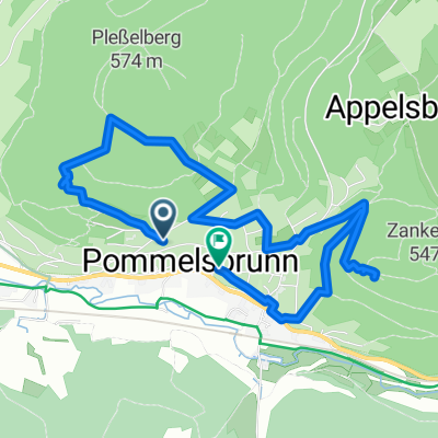 W - Pommelsbrunn- Burg Lichtenstein - Zanklstein