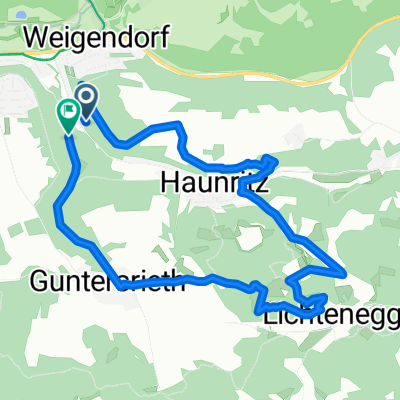 W- Weigendorf - Alter Fritz - Burgruine Lichtenegg