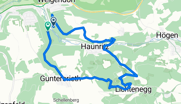 W- Weigendorf - Alter Fritz - Burgruine Lichtenegg