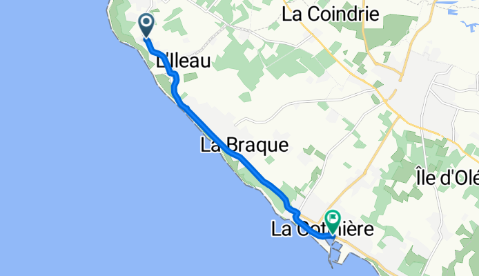 Chemin des Gros Joncs, Saint-Georges-d'Oléron to Route de la Trinquette, Saint-Pierre-d'Oléron