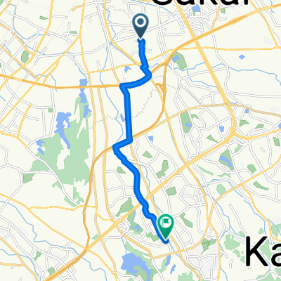 八田北町, 堺市へ城山台3丁目, 堺市