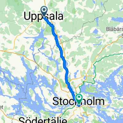 Uppsalasta Tukholmaan