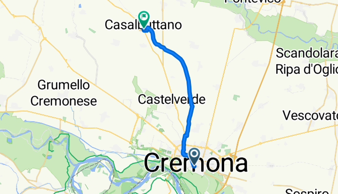 Cremona nach Via della Pace, Casalbuttano ed Uniti