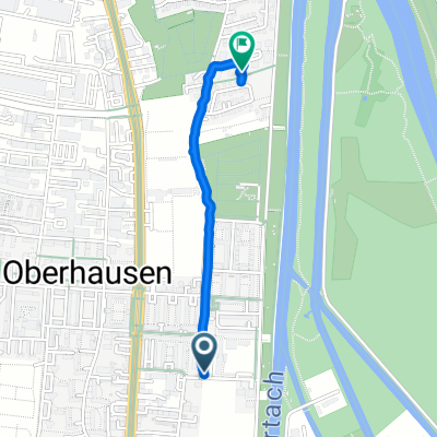 Schönbachstraße, Augsburg nach Kühbacher Weg, Augsburg