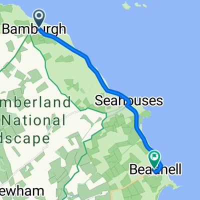 Reiver's Way, Northumberland to Beadnell House, Chathill