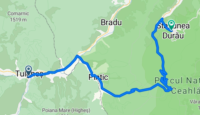 From Tulgheș to Ceahlău