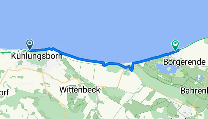 Strandpromenade to An der Waterkant