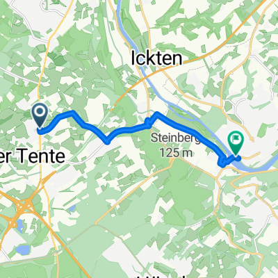 Kastanienallee nach Am Mühlengraben