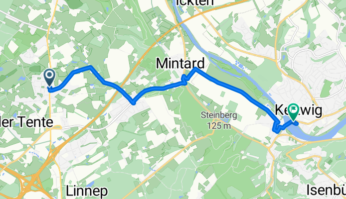 Kastanienallee nach Am Mühlengraben