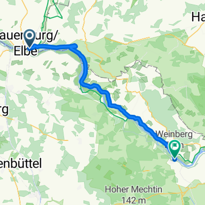 Von Lauenburg/Elbe bis Hitzacker (Elbe)