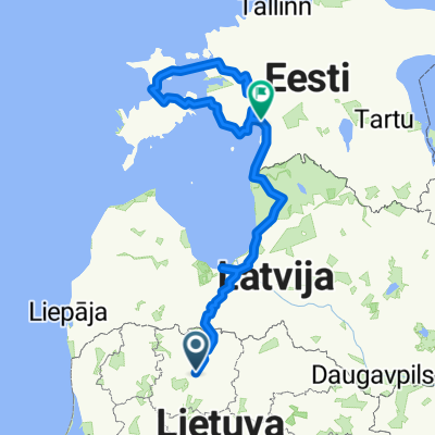 Dubijos g., Šiauliai to Keskväljak, Pärnu