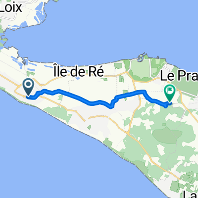 Route de Joachim, La Couarde-sur-Mer à Chemin des Salières, Saint-Martin-de-Ré