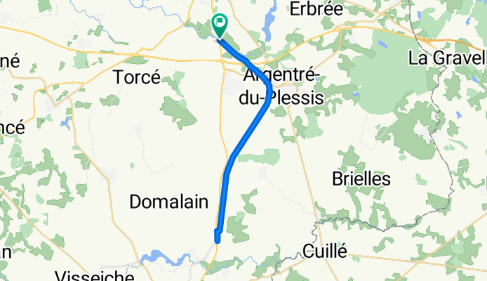 De Route de la Guerche à Route de la Guerche