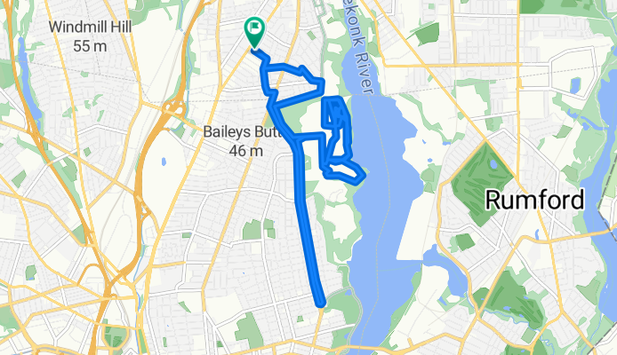 75 Sterling St, Pawtucket to 82 Sterling St, Pawtucket