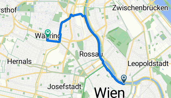 Vom Bikemap Office zum Kutschkermarkt