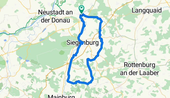 Graf-Niclas-Straße nach Aventinusplatz