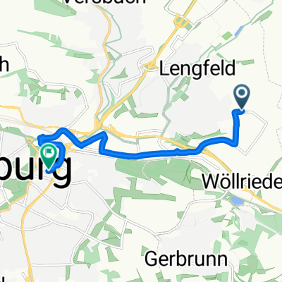 Friedrich-Bergius-Ring, Würzburg nach Annastraße, Würzburg