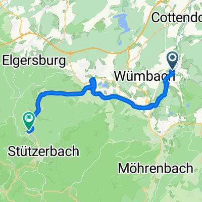 Wümbacher Straße nach Schmücker Straße