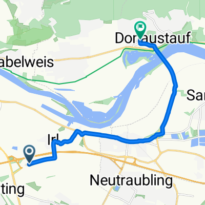 Leibnizstraße, Regensburg to Bischof-Tuto-Straße, Donaustauf