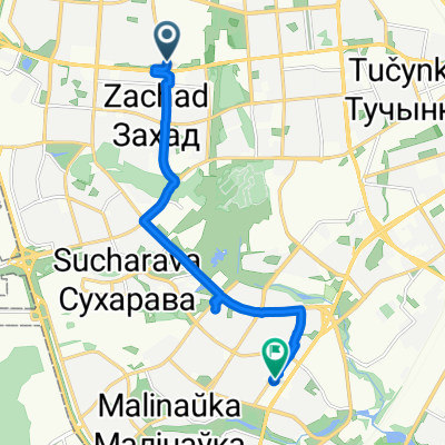 Маршрут в проспект Газеты Правда