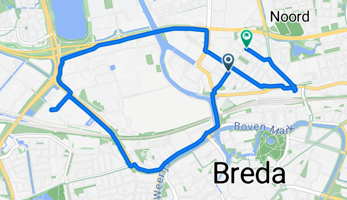 Groenlingstraat, Breda naar Groenlingstraat, Breda