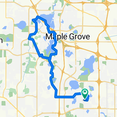 Yorktown Ln N, Plymouth to Yorktown Ln N, Plymouth