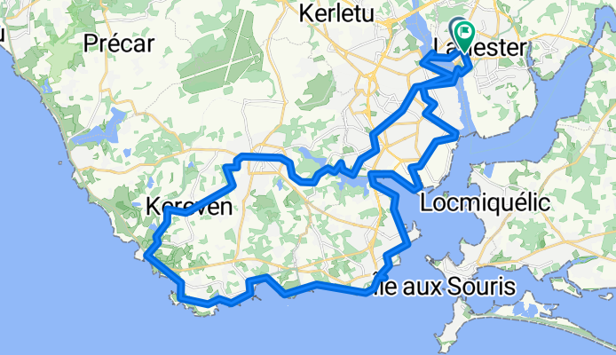 From Lanester to Larmor-Plage