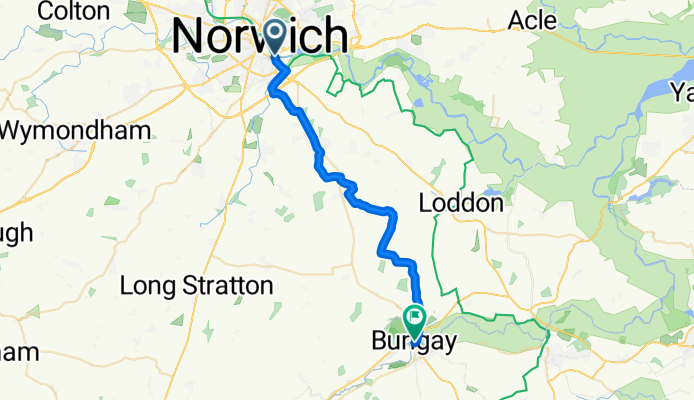 King Street, Norwich to Nethergate Street, Bungay