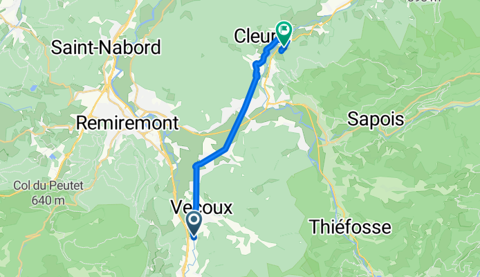 Route de Hielle nach Route de Plaine