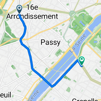 16e Arr., Paris à Rue St-Saëns, Paris