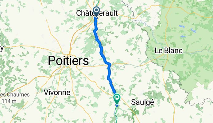 Chemin du Chilloux d'Ozon 17B to Rue des Glycines